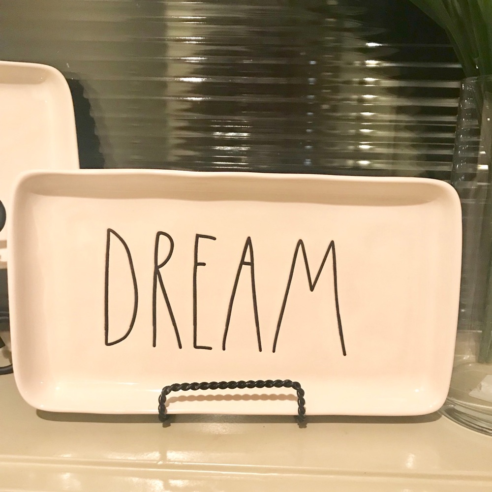 Rae Dunn “Dream” tray